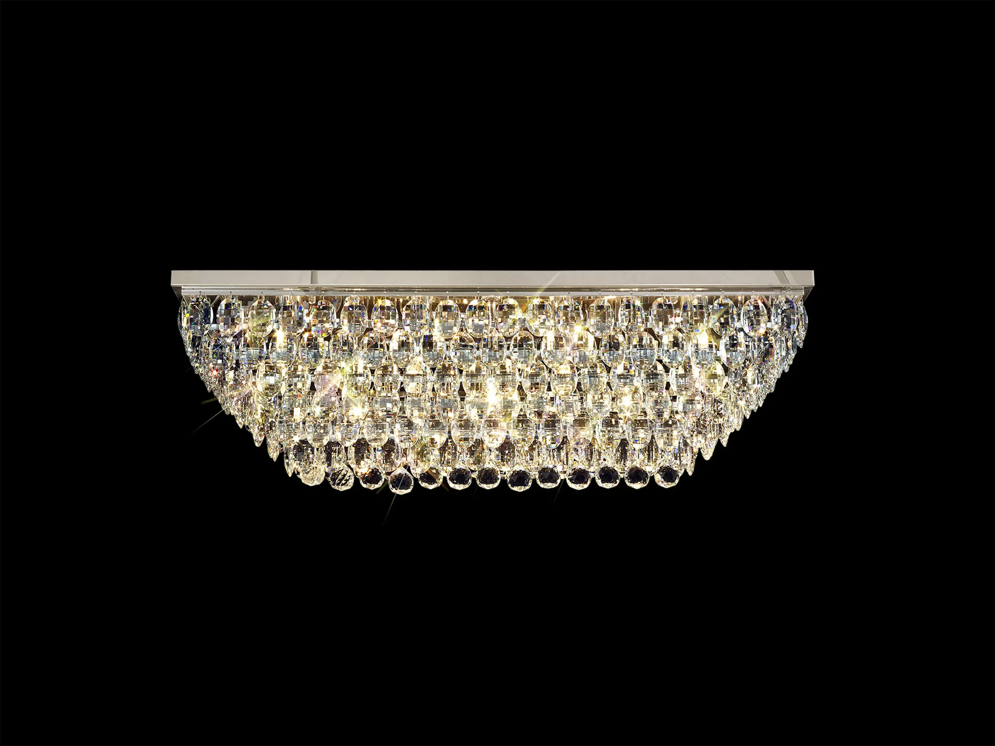 IL32825  Coniston Linear Flush Ceiling 11 Light (21.8kg) Polished Chrome